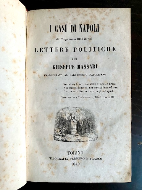 I casi di Napoli dal 29 Gennaio 1848 in poi. …