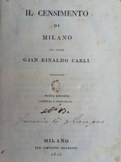 Il censimento di Milano. Nuova edizione corretta e migliorata.