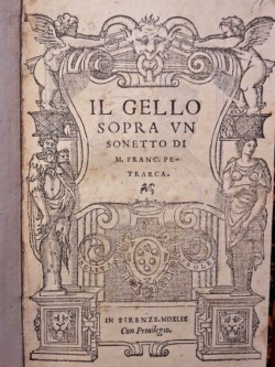 Il Gello sopra un sonetto di m. Franc. Petrarca. [-Il …