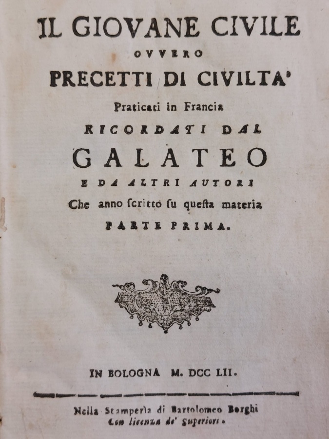 Il giovane civile ovvero precetti di civiltà, praticati in Francia …