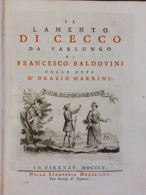 Il Lamento di Cecco da Varlungo, con le note di …