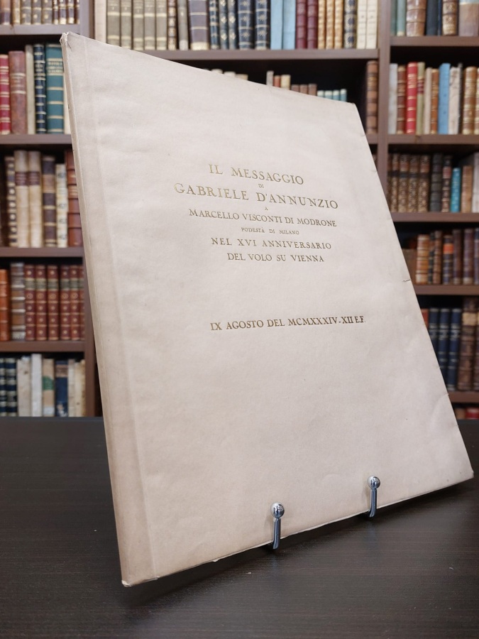 Il Messaggio di Gabriele D'Annunzio a Marcello Visconti di Modrone …