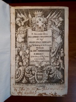 Il secondo libro dei consigli cavallereschi. Dedicato al ser.mo Ferdinando …