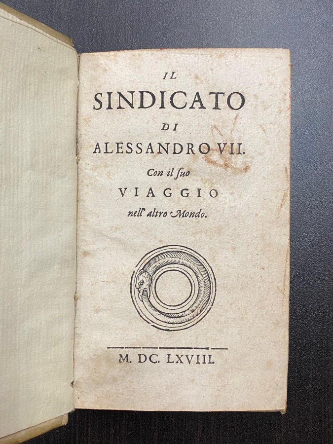 Il sindicato di Alessandro VII con il suo viaggio nell'altro …