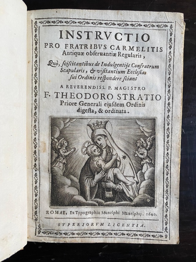 Instructio pro fratribus carmelitis antiquae observantiae regularis, quò, sciscitantibus de …