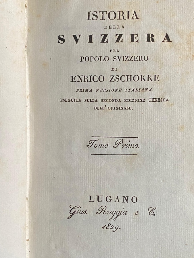 Istoria della Svizzera pel popolo svizzero.