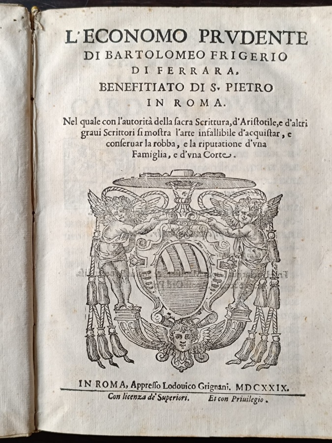 L'economo prudente. Nel quale [.] si mostra l'arte infallibile d'acquistar …
