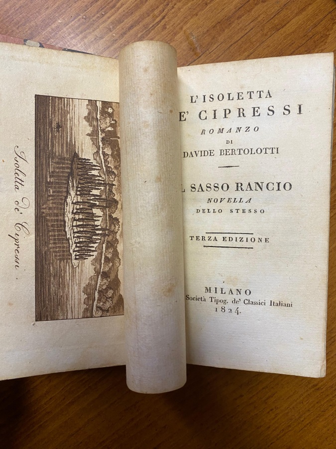 L'isoletta de' cipressi. Il Sasso Rancio.