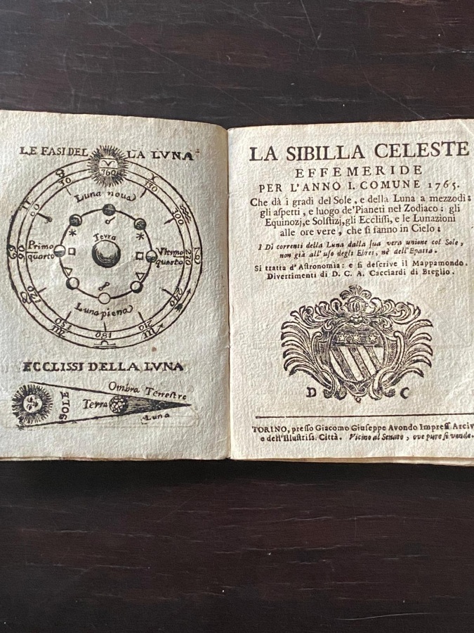 La Sibilla Celeste. Effemeride per l'anno I. comune 1765. Che …