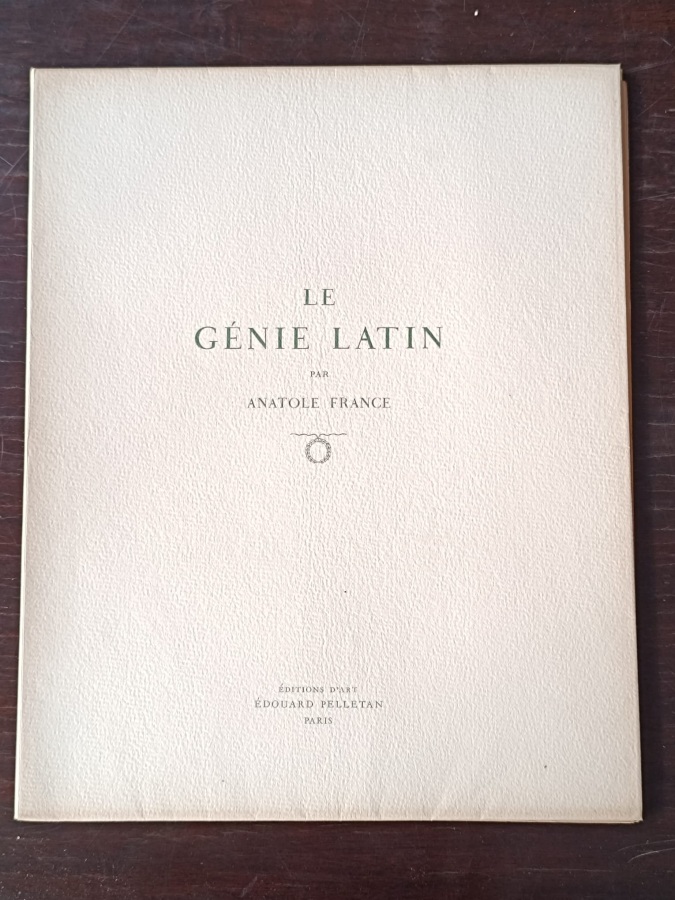 Le Génie Latin. Allocution pronocee à la Sorbonne, le 3 …
