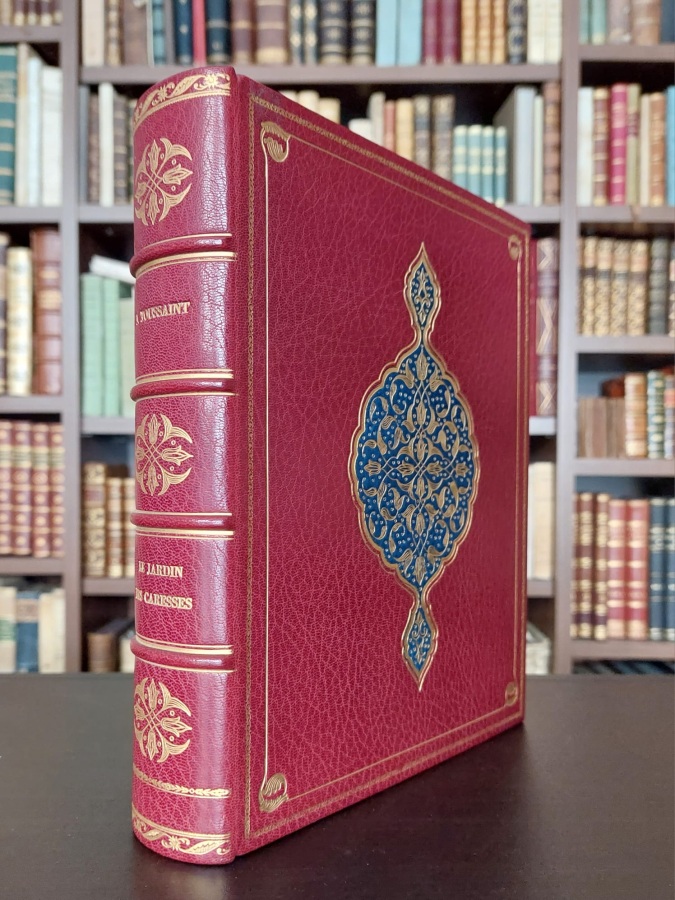 Le Jardin des Caresses. Enluminé par V. L. Noguère. [Legatura …