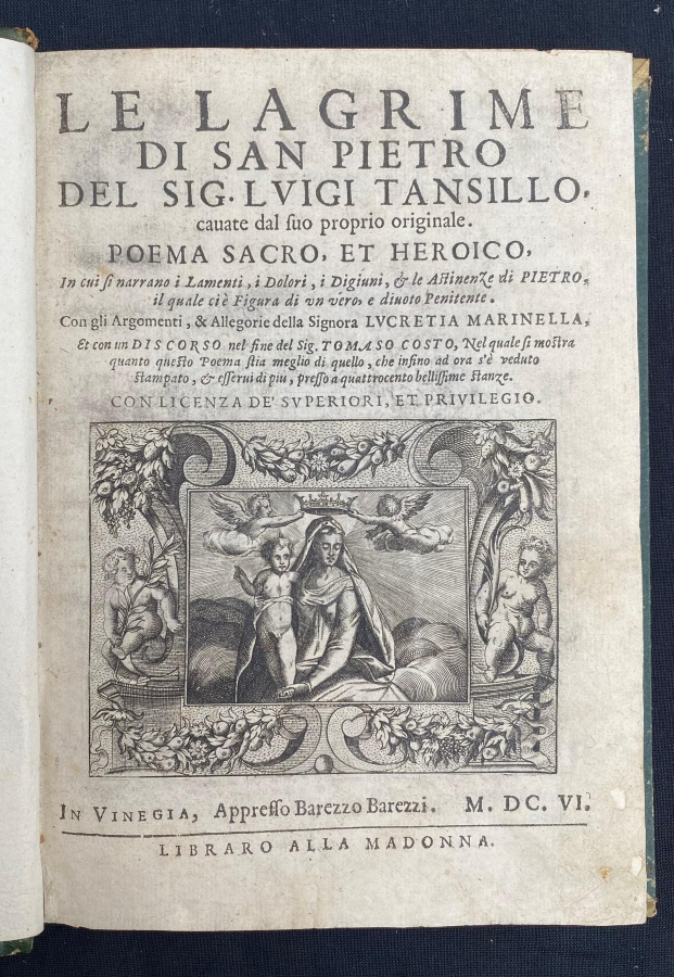 Le lagrime di San Pietro cavate dal suo proprio originale. …