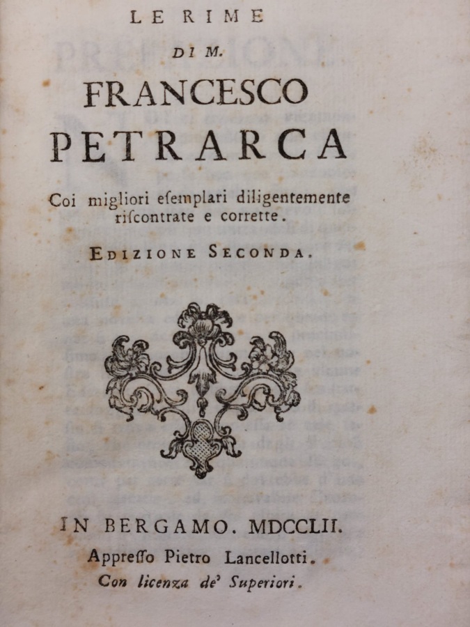 Le rime [.]. Coi migliori esemplari diligentemente riscontrate e corrette. …