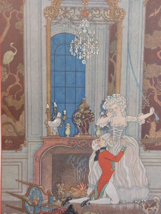 Les liaisons dangereuses. illustrations en couleurs de George Barbier.