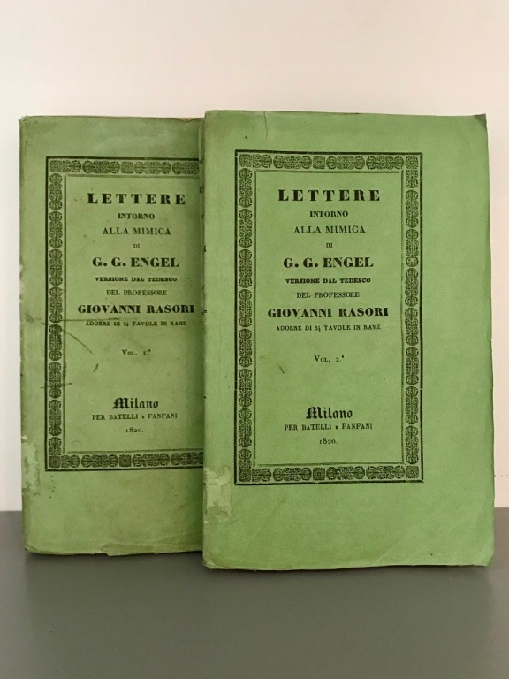 Lettere intorno alla mimica. Versione dal Tedesco con rami di …