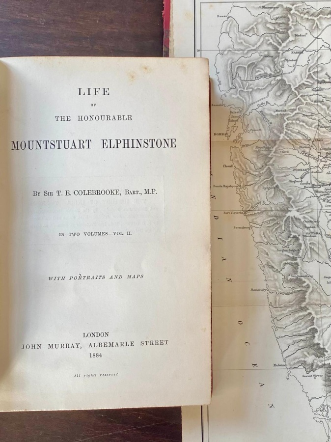 Life of the honourable Mountstuart Elphinstone. With portaits and maps.