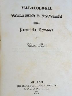 Malacologia terrestre e fluviale della Provincia Comasca.