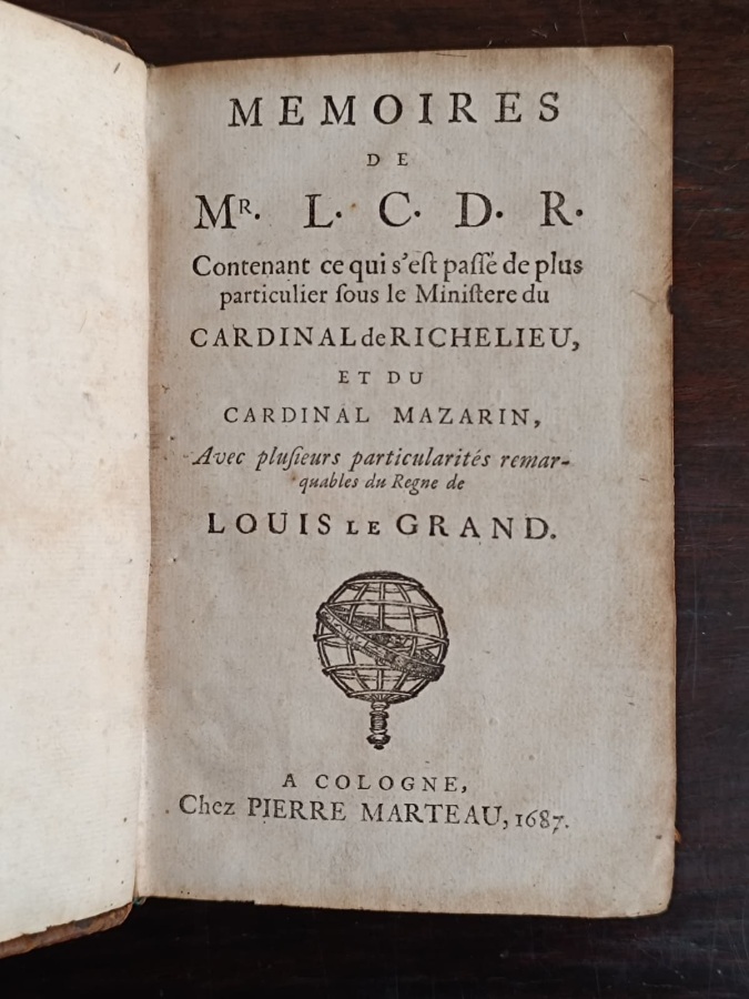 Memoires de Mr. L. C. D. R. Contenant ce qui …