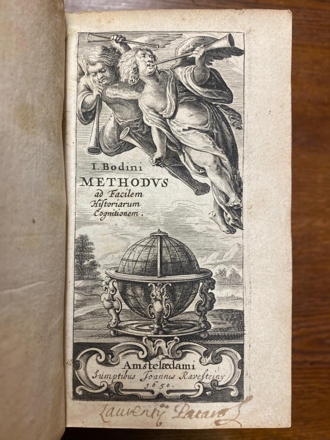 Methodus ad facilem historiarum cognitionem.