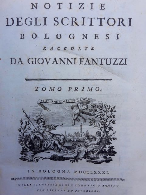 Notizie degli scrittori bolognesi [.].