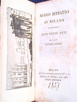 Nuovo ritratto di Milano in riguardo alle Belle Arti.
