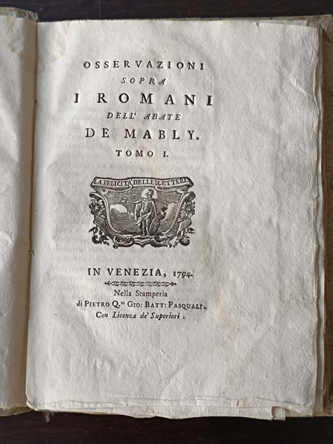 Osservazioni sopra i romani.