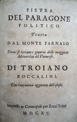 Pietra del paragone politico tratta dal monte parnaso dove si …
