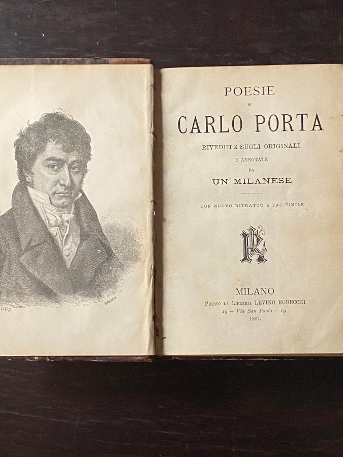 Poesie. Rivedute sugli originali e annotate da un milanese.