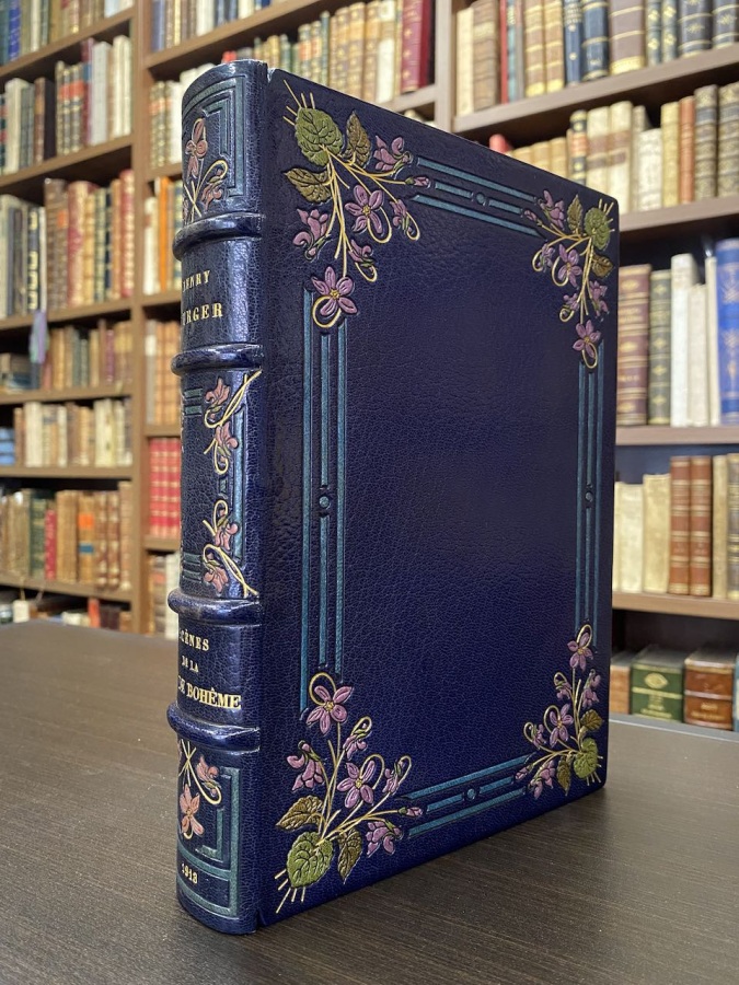 Scènes de la vie de bohème. Aquarelles de A. Robaudi. …