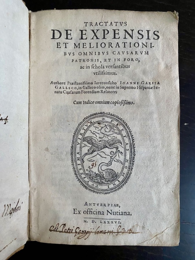 Tractatus de expensis et meliorationibus omnibus causarum patronis, et in …
