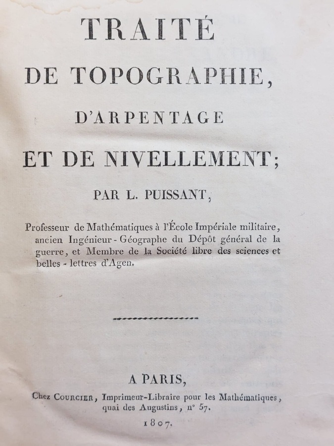 Traité de topographie, d'arpentage et de nivellement [.]. [UNITO A]: …