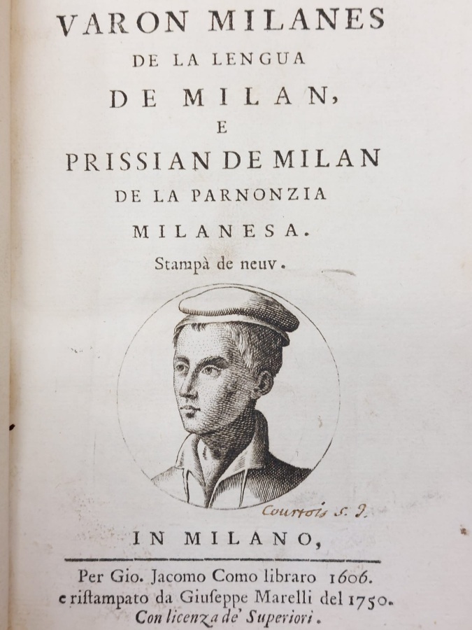 Varon milanes de la lengua e Milan, e Prissian de …