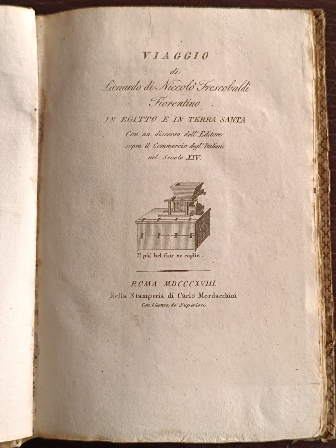 Viaggio in Egitto e in Terra Santa. Con un discorso …