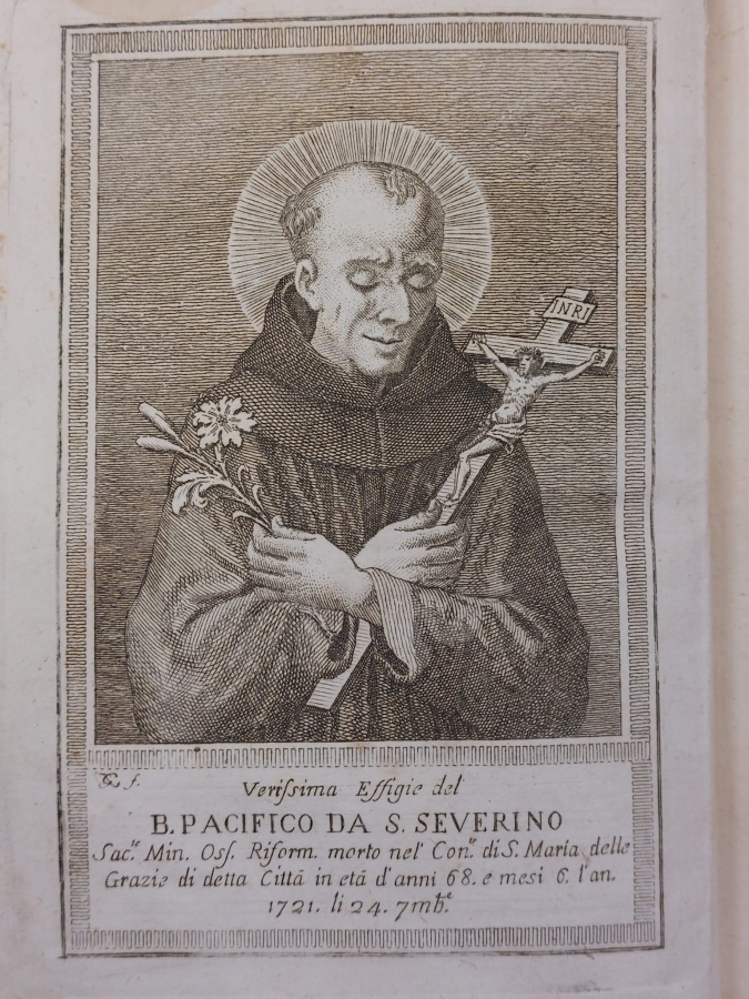 Vita del B. Pacifico da Sanseverino sacerdote professo de' Minori …