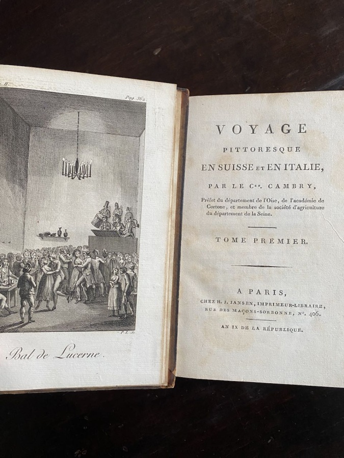 Voyage pittoresque en Suisse et en Italie.