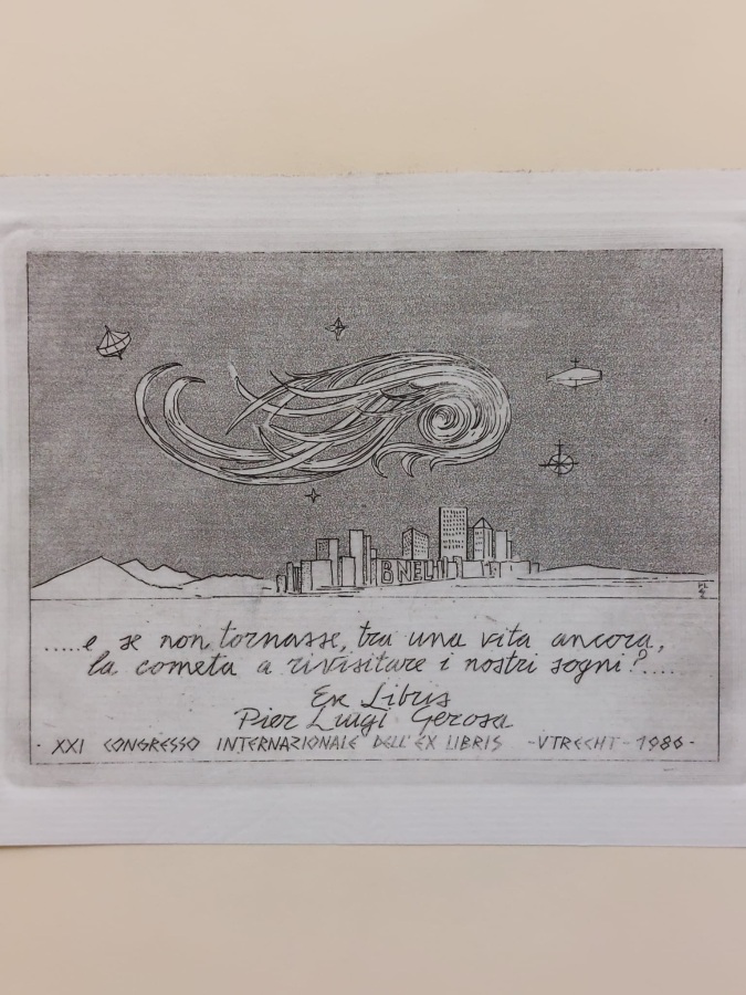 XXI Congresso internazionale dell'exlibris Utrecht 1986. Exlibris 11 artisti italiani.