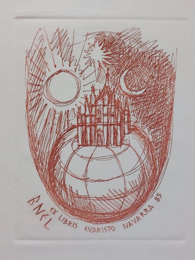 XXII Congresso internazionale dell'exlibris Frederikshavn 1988. Exlibris 10 artisti italiani.