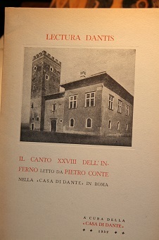 IL CANTO XXVIII DELL'INFERNO LETTO DA PIETRO CONTE NELLA "CASA …