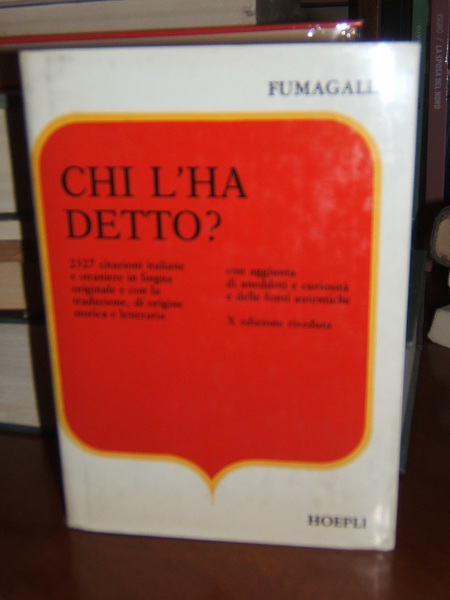 CHI L'HA DETTO?