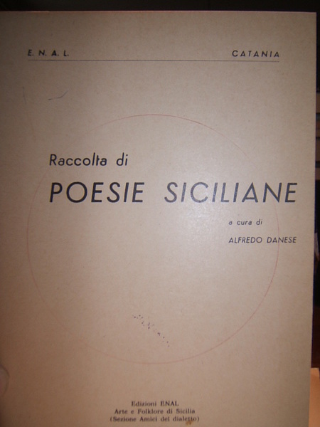 RACCOLTA DI POESIE SICILIANE