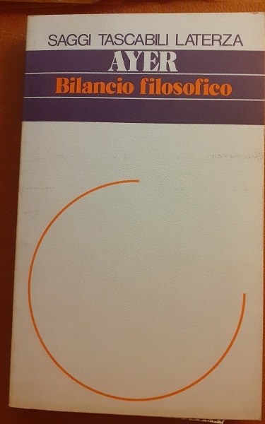 BILANCIO FILOSOFICO