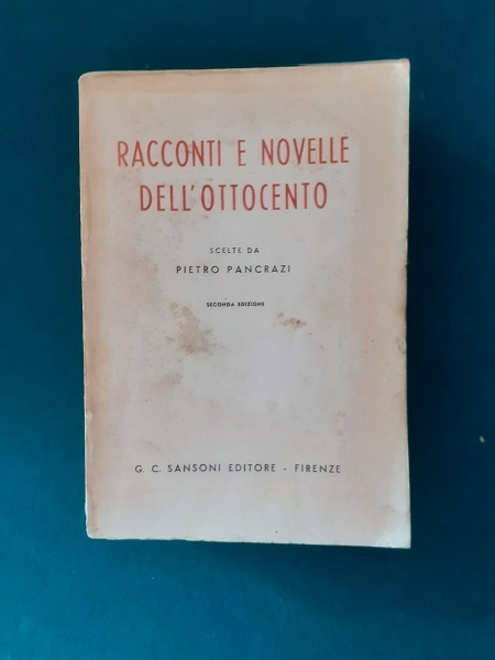 RACCONTI E NOVELLE DELL'OTTOCENTO