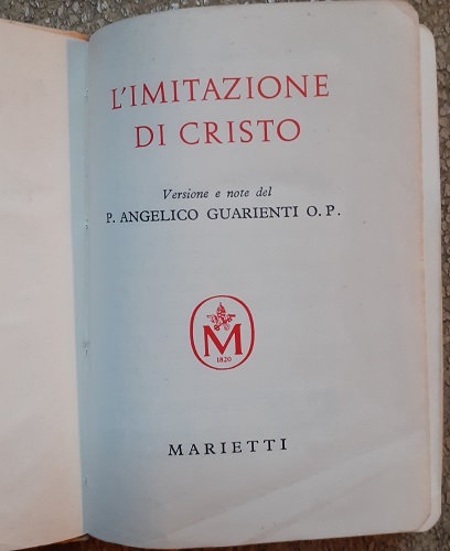 IMITAZIONE DI CRISTO