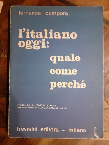 L'ITALIANO OGGI: QUALE, COME, PERCHE' STORIA DELLA NOSTRA LINGUA CON …