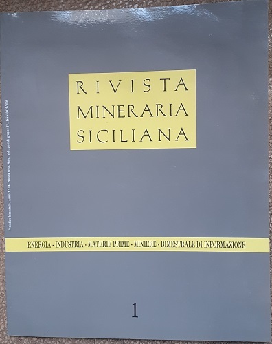 RIVISTA MINERARIA SICILIANA N? 1 GENN. FEBBR. 1993