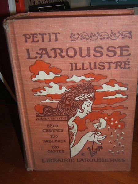 PETIT LAROUSSE ILLUSTRE'.5800 GRAVURES, 130 TABLEAUX, 120 CARTES