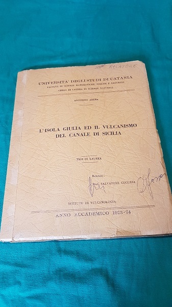 L'ISOLA GIULIA ED IL VULCANISMO DEL CANALE DI SICILIA