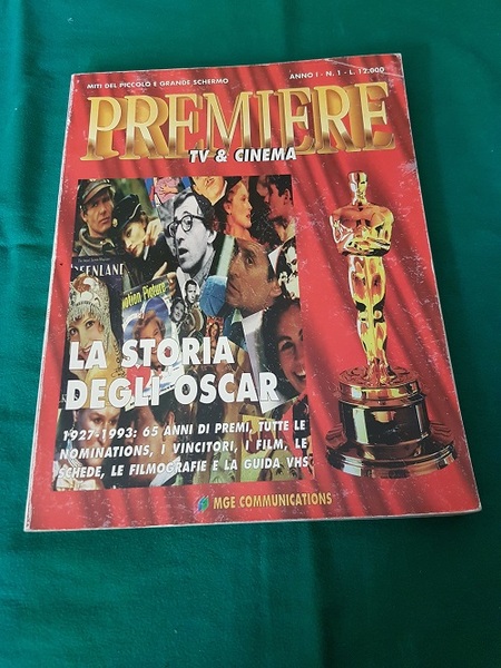 PREMIERE TV E CINEMA LA STORIA DEGLI OSCAR ANNO 1 …