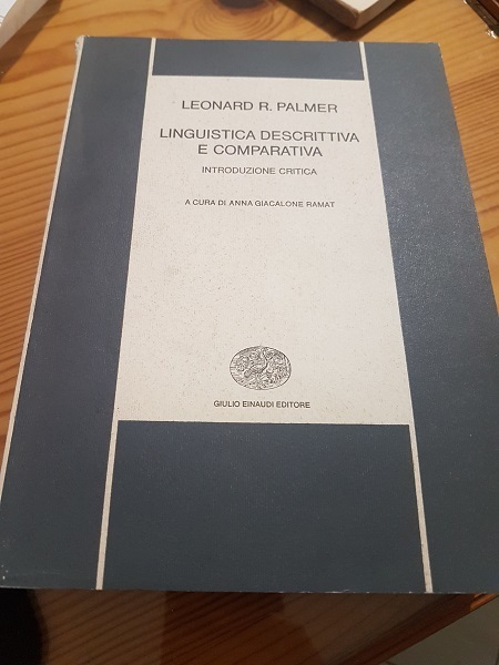 LINGUISTICA DESCRITTIVA E COMPARATIVA INTRODUZIONE CRITICA A CURA DI ANNA …