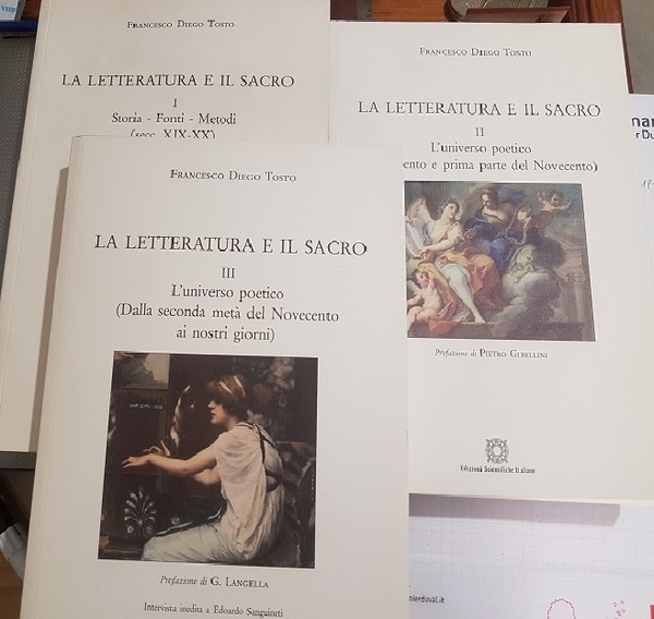 LA LETTERATURA E IL SACRO VOLUME 1 STORIA FONTI E …